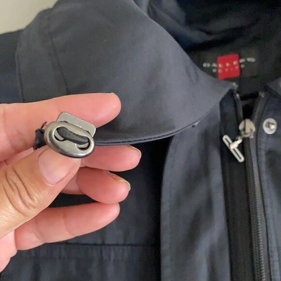 Gallery Petite S Water Resistant Mid Weight Jacket Black Rain Jacket. - Picture 13 of 16